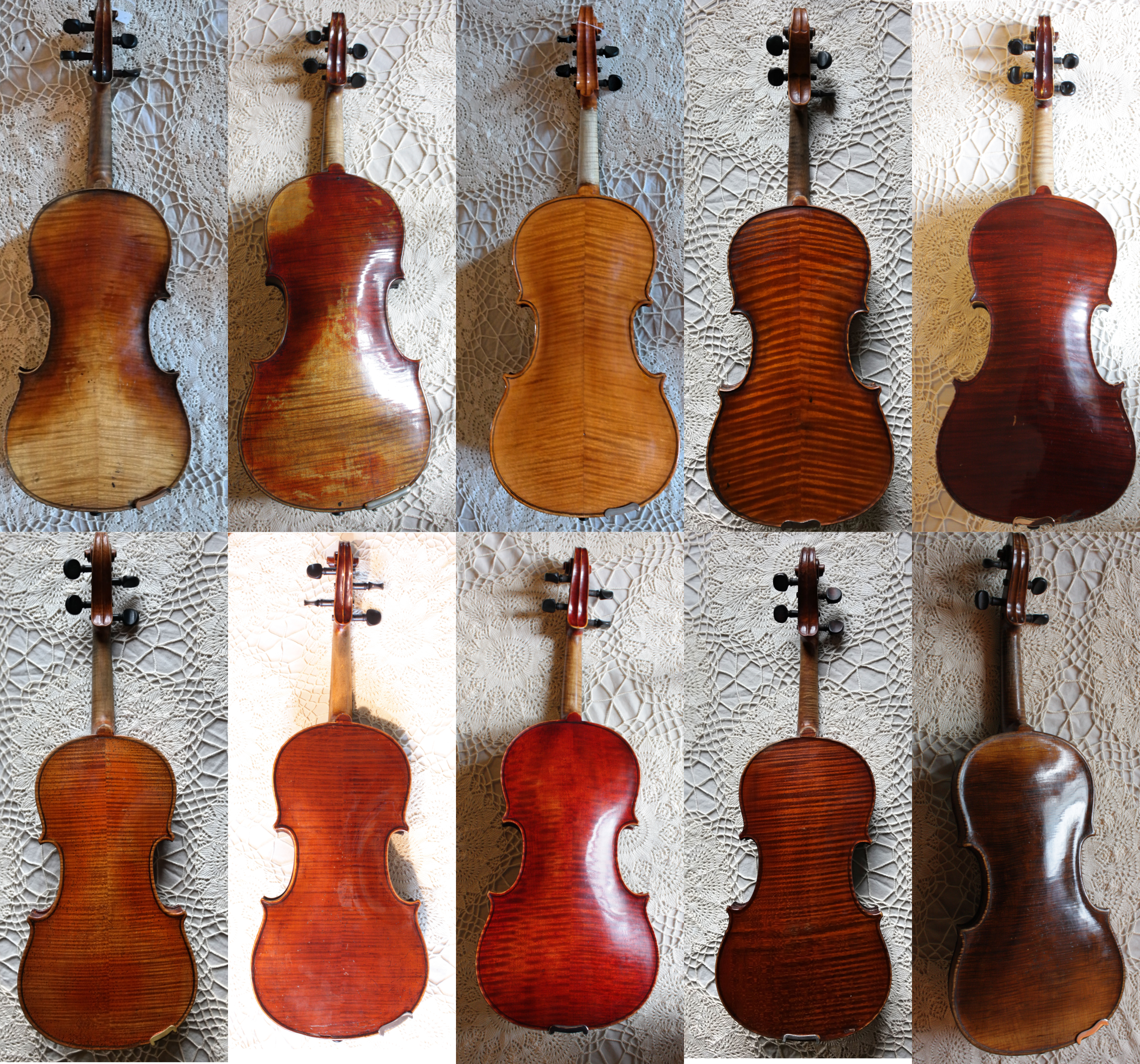 Violons en érable ondé | Lutherie Patrice Boucher