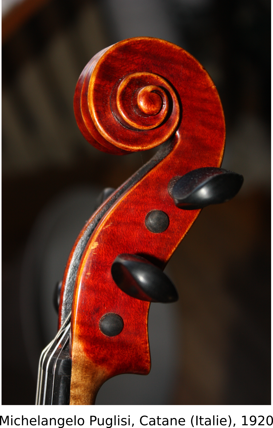 Tête de violon style italien | Choisir un violon chez P.Boucher